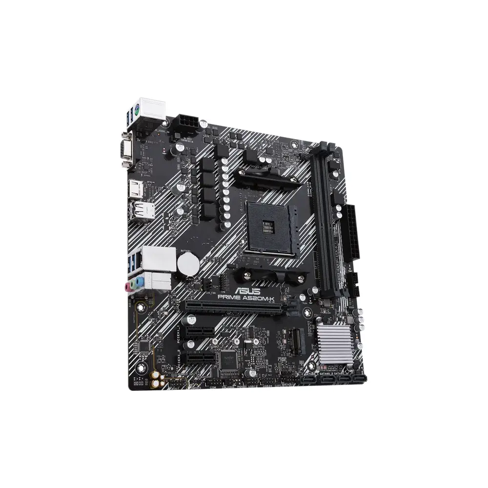 Asus Motherboard PRIME A520M-K DDR4 For AMD view 4